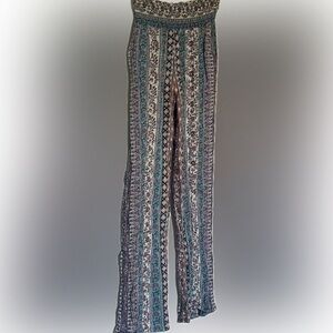 Junior's Printed Challis Pants